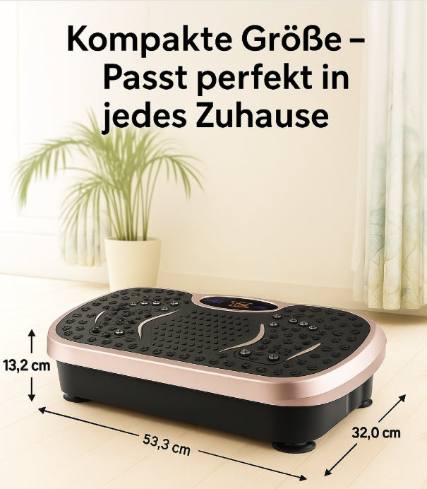 Vibrationsplatte für Zuhause – Ganzkörpertraining & Lymphdrainage zum Abnehmen ✅ Kostenloser Versand